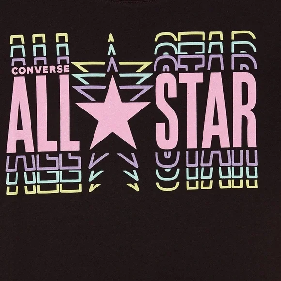 Girls XL Converse All Star Graphic Tee NWT - Picture 3 of 3